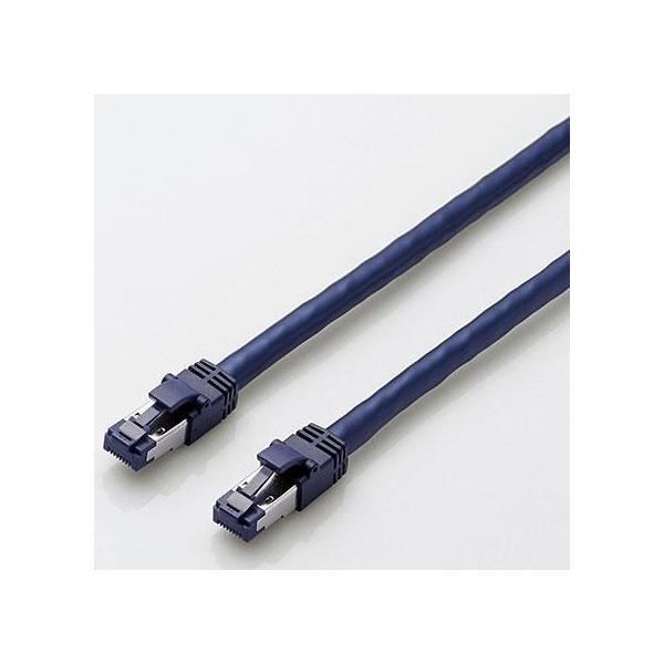 �G���R��(ELECOM) LD-OCTT/BM50 �u���[���^���b�N �J�e�S���[8�Ή�LAN�P�[�u�� �c���܂�h�~ 5m
