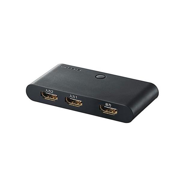 エレコム(ELECOM) DH-SW21BK HDMI切替器 2ポート 入力：2 出力：1