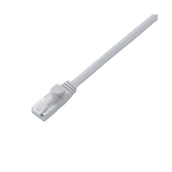 �G���R��(ELECOM) LD-CTT/WH3/RS �z���C�g Cat5e�Ή��c���܂�h�~LAN�P�[�u�� 3m