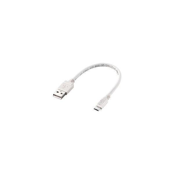 GR(ELECOM) MPA-AMB2U02WH zCg microUSBP[u 2AΉ 0.2m