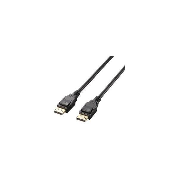 �G���R��(ELECOM) CAC-DP1210BK �u���b�N DisplayPort TM�P�[�u�� 1m