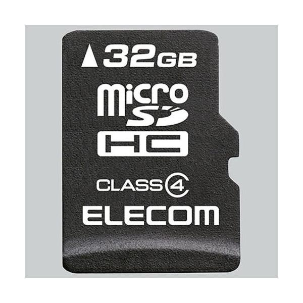 �G���R��(ELECOM) MF-MSD032GC4R microSDHC�J�[�h 32GB CLASS4