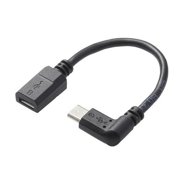 GR(ELECOM) TB-MBFMBR01BK microB ϊA_v^ LEڑ^Cv 0.1m