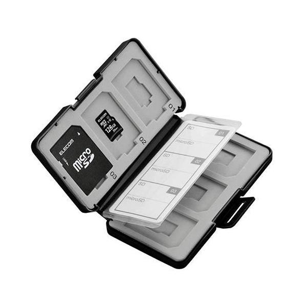 GR(ELECOM) CMC-SDCPP12BK ubN SD/microSDJ[hP[X vX`bN^Cv