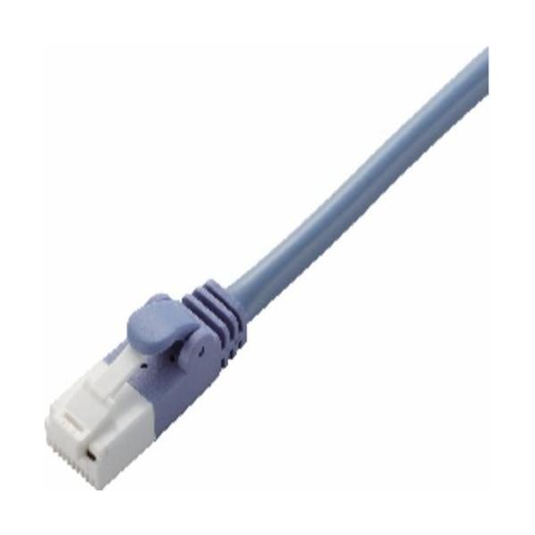 �G���R��(ELECOM) LD-CTXT/BU20 �u���[ �c���܂�h�~�N���X�P�[�u�� Cat5E���� 2m