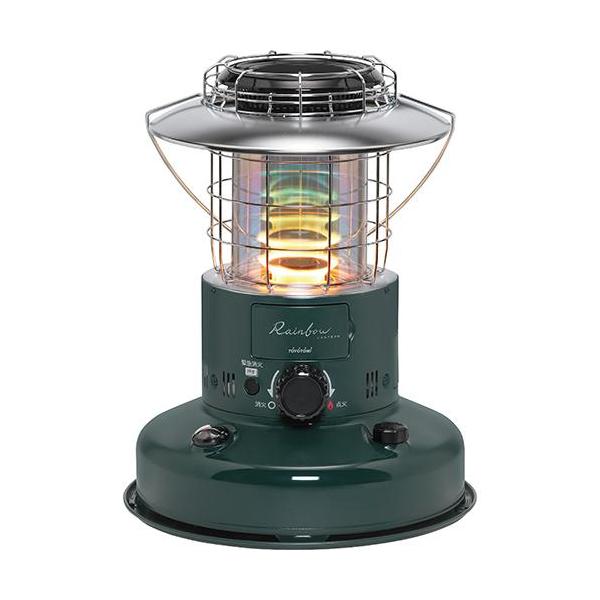 [Release date: September 20, 2024]■電子点火採用で点火らくらく、ヒーター長持ち■万一の転倒にも油がこぼれにくい２重タンク構造■炎が7色に浮かび上がるレインボーストーブ■ランタン調レインボーストーブ