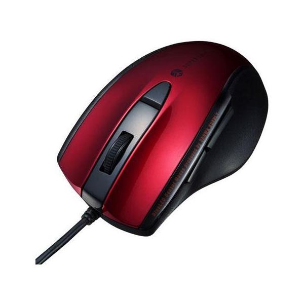 �T�����T�v���C MA-BL168R ���b�h �É��L���u���[LED�}�E�X 5�{�^��