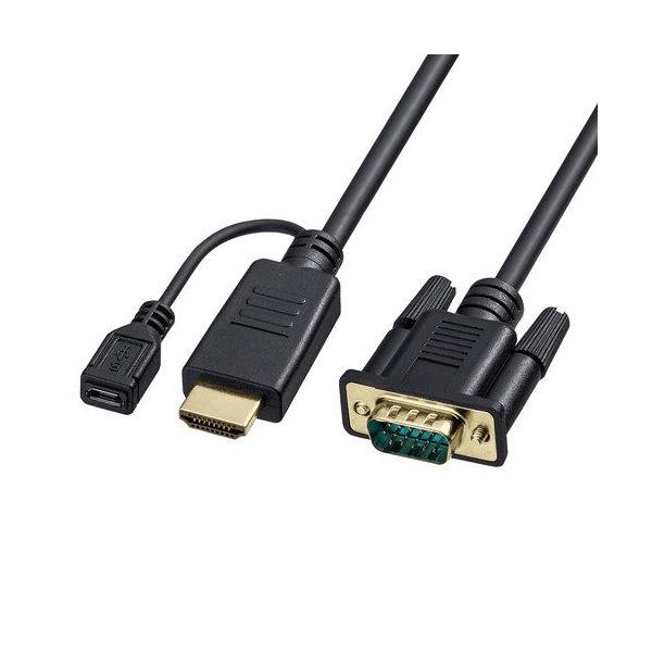 TTvC KM-HD24V20 ubN HDMI-VGAϊP[u 2m