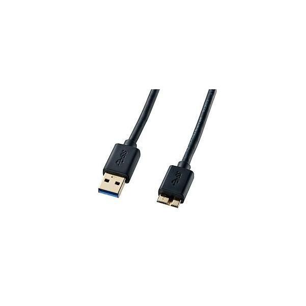 �T�����T�v���C KU30-AMC10BK �u���b�N USB IF�F�؃^�C�v USB3.0�Ή��}�C�N���P�[�u�� 1m