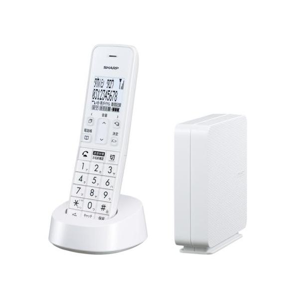 他サイト： シャープ(SHARP) JD-SF3CL-W ホワイト系 電話機 子機1台の商品画像