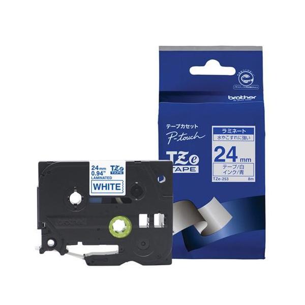 �u���U�[(brother) TZe-253 �s�[�^�b�` ���~�l�[�g�e�[�v ����/�� 24mm