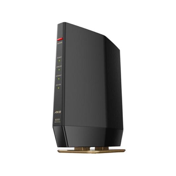 BUFFALO　Wi-Fiルーター 4803＋1146Mbps AirStation マットブラック　WSR-6000AX8P-MB