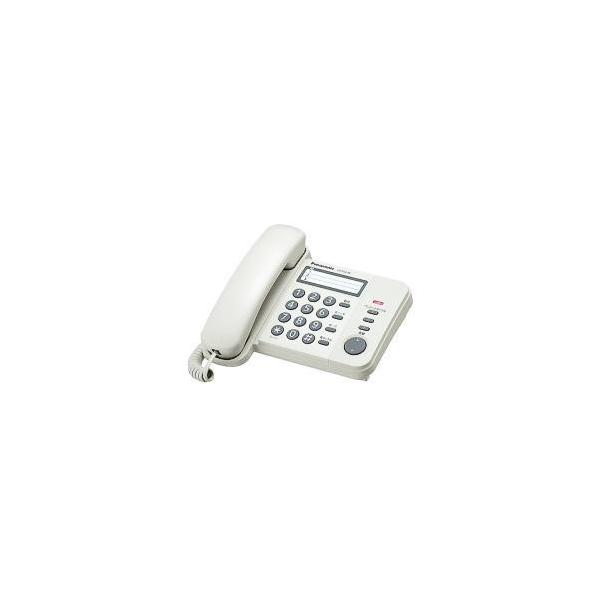 パナソニック 電話機 ホワイト Panasonic Simple Telephone VE-F04-W 返品種別A