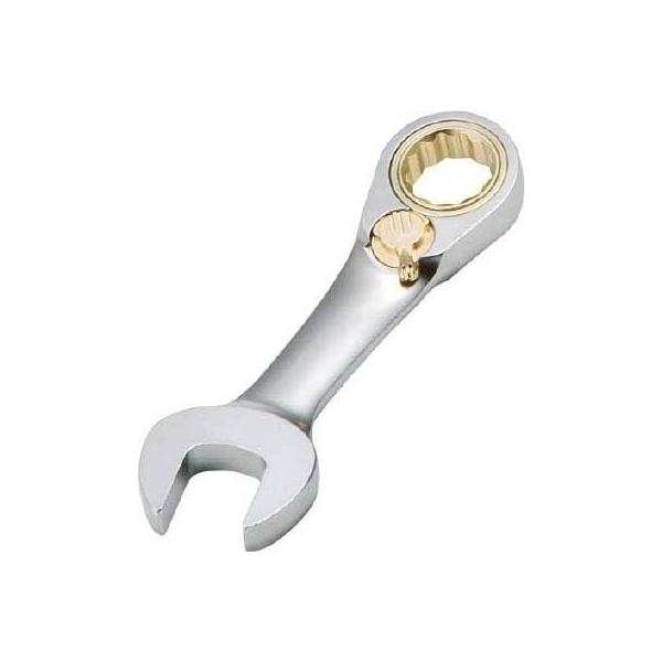 他サイト： トラスコ中山 TGRW-17RS 切替式ラチェットコンビネーションレンチ ショートタイプ 呼び：17の商品画像