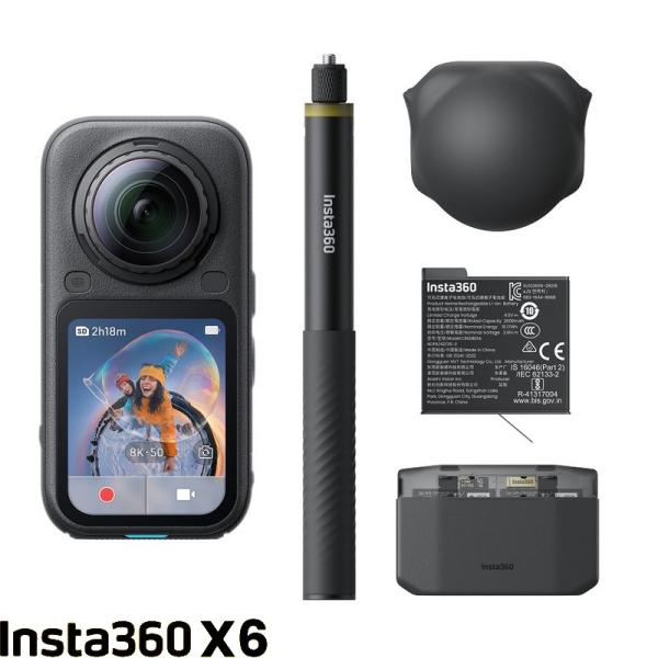Insta360 Insta360 X6 エッセンシャル ブラック アクションカメラ CINSABXA-X603 国内正規流通品