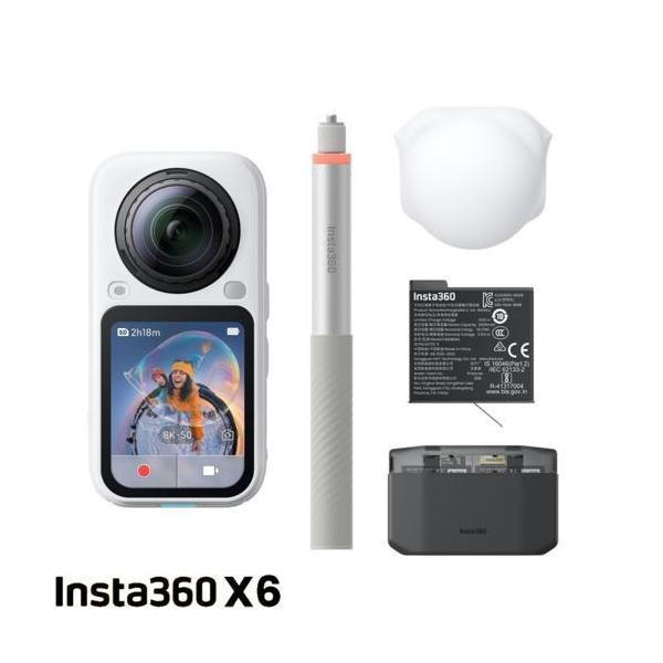 Insta360 Insta360 X6 エッセンシャル ホワイト アクションカメラ CINSABXA-X604 国内正規流通品