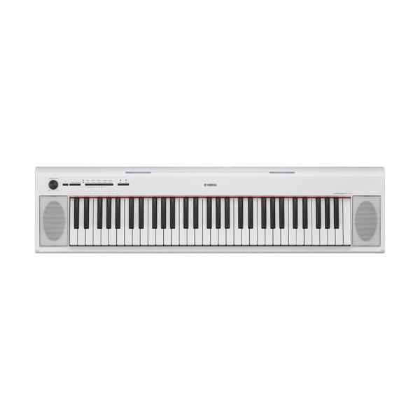 【長期保証付】ヤマハ(YAMAHA) NP-12WH(ホワイト) piaggero(ピアジェーロ) 電子キーボード 61鍵盤