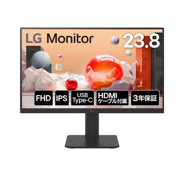 長期保証付】LGエレクトロニクス(LG) 24MS570B-B 23.8型 フルHD
