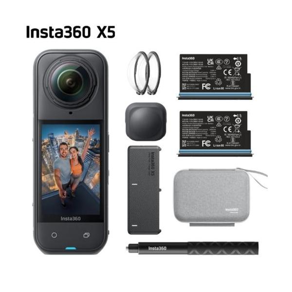 [Release date: April 23, 2025]■X5はInsta360のフラッグシップ360度カメラの最新モデル(2025年4月時点)■8K 360度動画と強化された低照度性能により、一日中全方位撮影が楽しめます■改良されたオ...