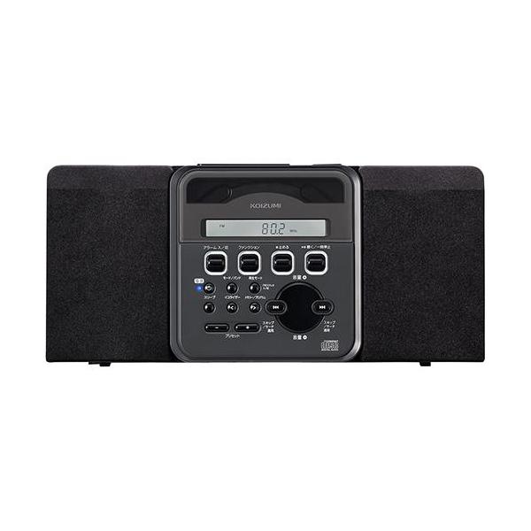 【長期保証付】コイズミ(KOIZUMI) SAD-4350-K ブラック ステレオCDシステム
