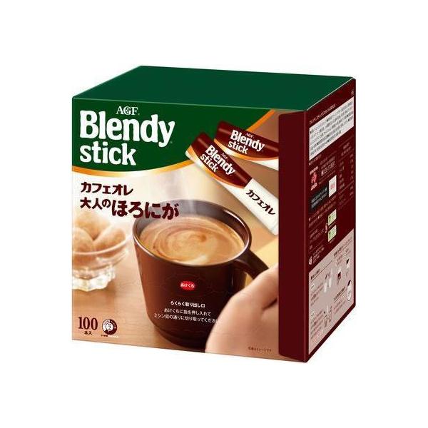 他サイト： 味の素ＡＧＦ ブレンディ スティック カフェオレ 大人のほろにが 100本[代引不可]の商品画像