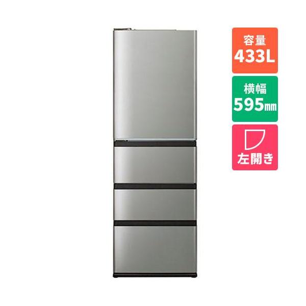 標準設置料金込】アクア(AQUA) AQR-V43AL-S チタンシルバー DELIE+