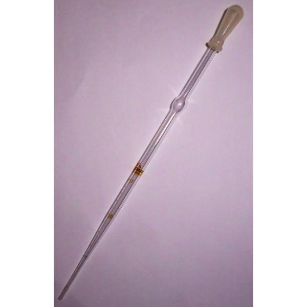 ガラス製しゃれおつ精密ピペット1mL　エサやりなどにどうぞ