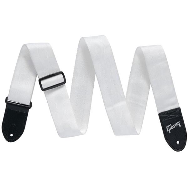Gibson ギブソン ストラップ ASBELT-WHT シートベルト ホワイト The