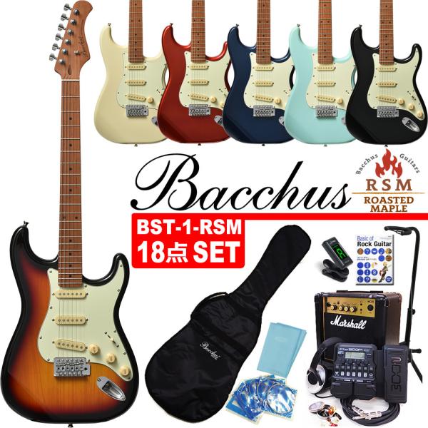 Bacchus BST-1-RSM/M バッカス エレキギター ZOOM/G1XFour Marshall