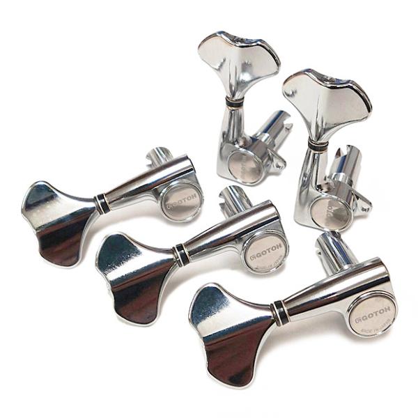 ゴトー 5弦ベース ペグ GOTOH GB707 C(クローム) L2R3 両側2:3タイプ