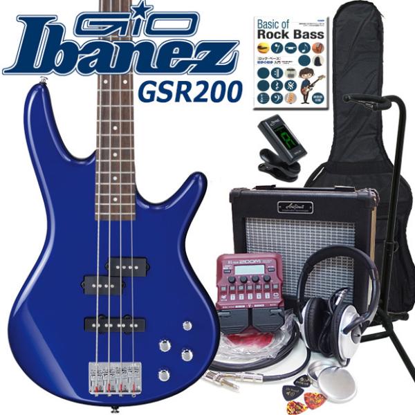 Gio Ibanez アイバニーズ GSR200 JB ベース 初心者 入門 ZOOM B1Four付 