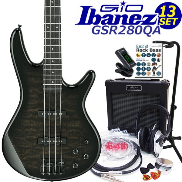 Ibanez Gio GSR280QA-TKS アイバニーズ 4弦エレキベース 入門13