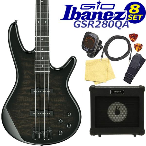 Gio Ibanez GSR280QA-TKS アイバニーズ 4弦エレキベース 入門8点セット : gsr280qa8-tks : EbiSound ギターとウクレレのセット専門店 - 通販 - Yahoo!ショッピング Gio Ibanez GSR280QA-TKS アイバニーズ 4弦エレキベース 入門8点セット : gsr280qa8-tks : EbiSound ギターとウクレレのセット専門店 - 通販 - Yahoo!ショッピング