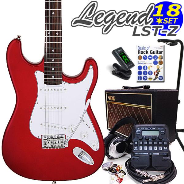 Aria Proll エレキギター 初心者 セットVOXアンプ ZOOM G1Four付 LST-Z