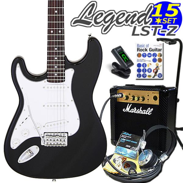 Aria Proll 左用エレキギター 初心者セット LST-Z-LH/BK マーシャル