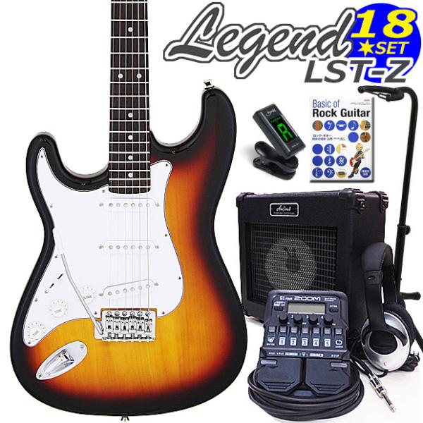 Aria Proll エレキギター 左利き 初心者セット ZOOM G1Four付 LST-Z/LH