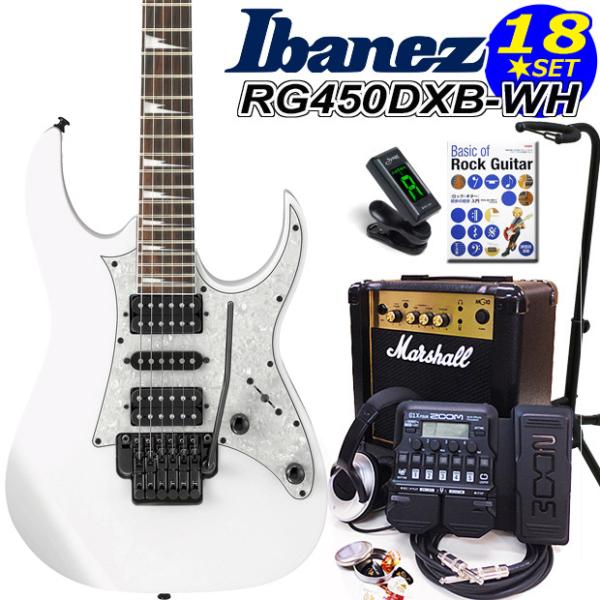 Ibanez（アイバニーズ） RG450DXB WH エレキギター マーシャルアンプ付