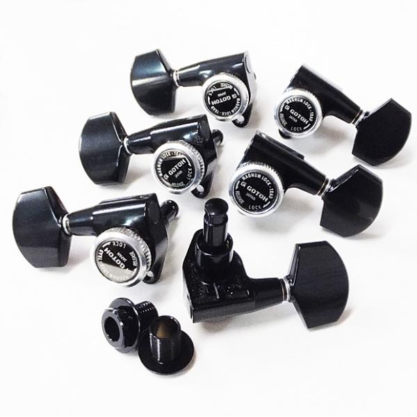 ゴトー ギター ペグ GOTOH SG301 MG-T 01 B(ブラック) マグナム
