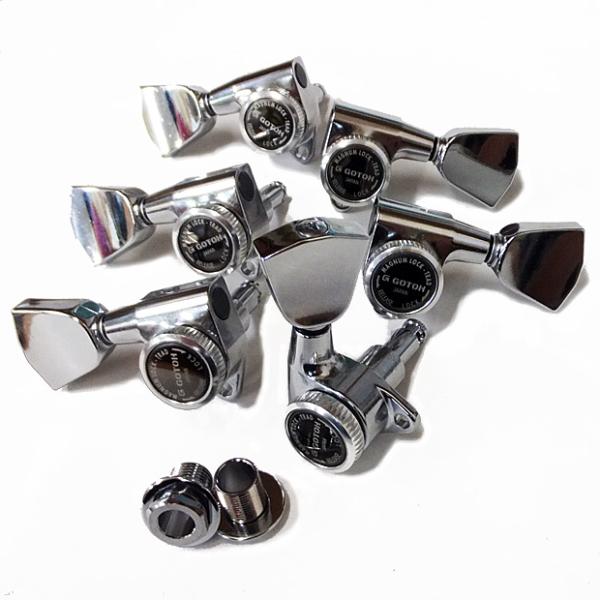 【信頼のゴトーペグ】安定したチューニングと耐久性で、日本はもとより世界のギターブランドで採用される信頼のブランドです。■SG301はレスポールやアコギに使用されるギターペグです。右側3個、左側3個の6個セット 。 ■【MG-T（MAGNUM...