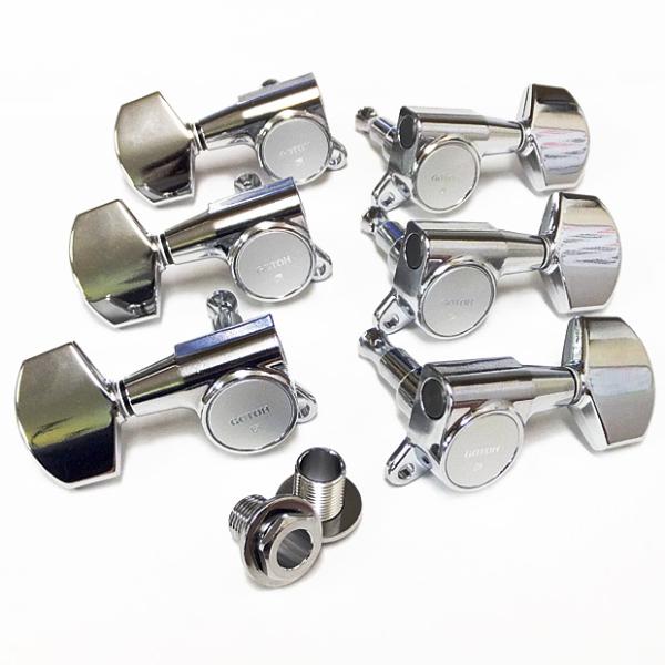 (GOTOHペグ) コンポーネントギター ゴトー ギター ペグ GOTOH SG381 05 (丸ボタン) GG L6 ゴールド