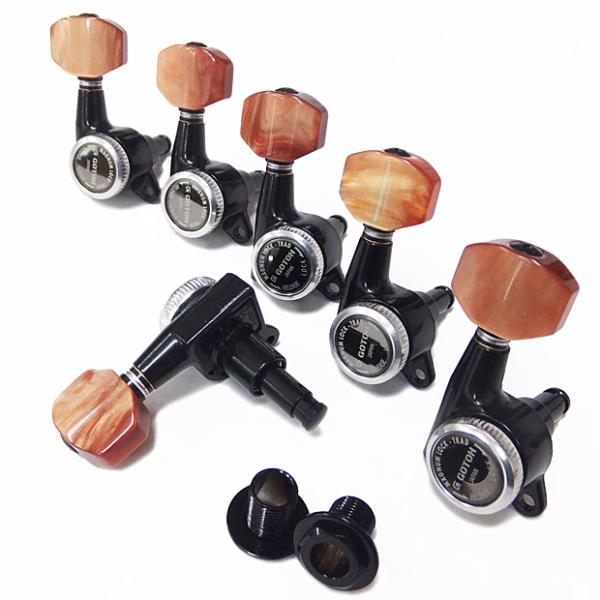【未使用品】GOTOH ギターペグ　SG381-MG-T ブラック ゴトー ギター ペグ GOTOH SG381 MG-T 07 CK(コスモブラック) R6