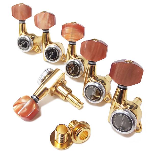 コンポギター メタリックレッド 2ハム 希少GOTOHペグ付き ゴトー ギター ペグ GOTOH SG381 MG-T マグナムロック トラッド P8 G