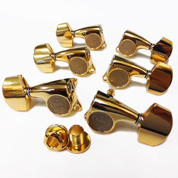 【新品未使用】GOTOH ゴールドペグ ゴトー ギター ペグ GOTOH SGL510Z A01 G(ゴールド) L3R3 両側 6個