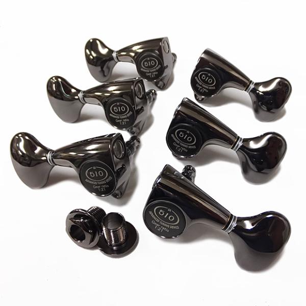 ゴトー ギター ペグ GOTOH SGV510Z L5 CK(コスモブラック) L3R3 両側 6