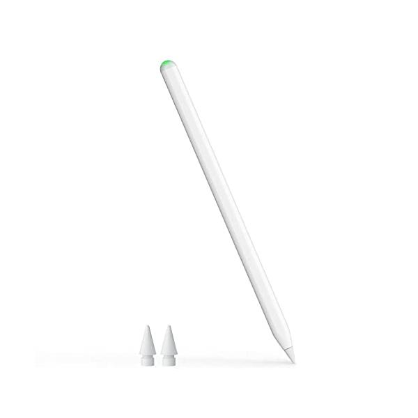 ・ホワイト  P8-white・・Color:ホワイト・【2023最新 iPadに磁気吸着充電】KINGONE最新開発したipad用ペンは、apple pencil2のように、ケーブル不要、真にワイヤレス充電を実現します。Bluetooth...