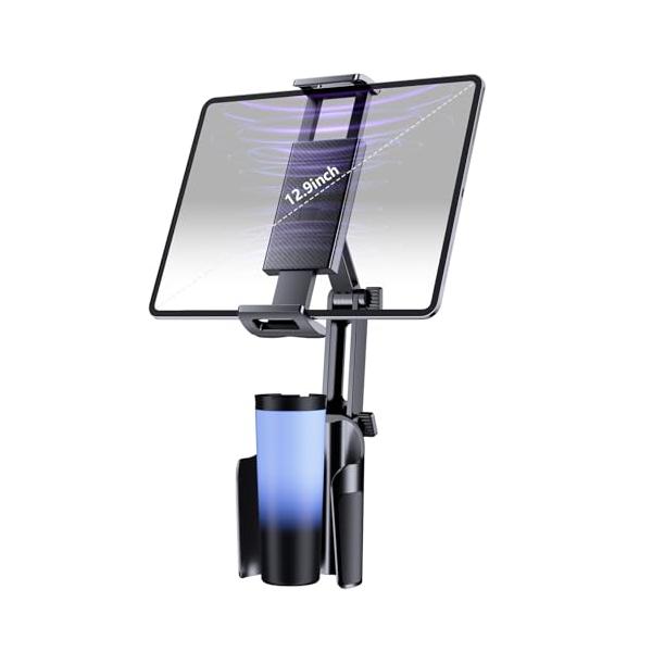2in1ドリンクホルダー車用差し込み式 2in1ドリンクタブレット カップホルダー ドリンクホルダー 車 ipadスタンド タブレットスタ
