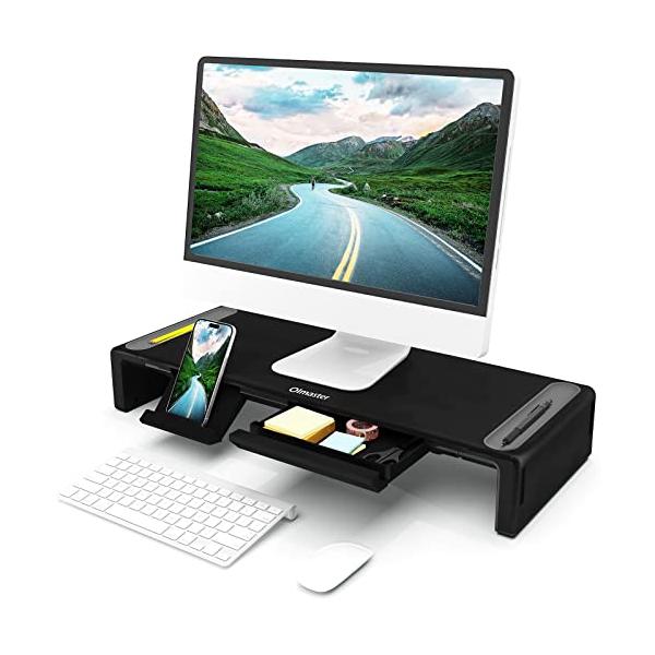 ブラックA/-/2002・Color:ブラックA・パッケージ個数:1・【人間工学に適したディスプレイ立管】パソコンの前で作業するとき、ディスプレイを快適な目と平らにし、背中や首の引っ張り傷を効果的に防止し、日常の作業効率を高めるのに役立ちま...