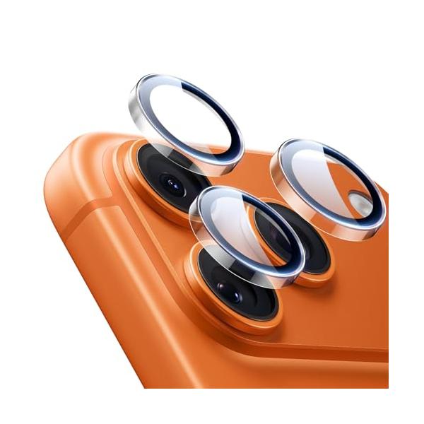 他サイト： 高透過写真・50kg耐衝撃ESR iPhone 17 Pro カメラフィルム iPhone 17 Pro Max カメラフィルム 米軍MILの商品画像