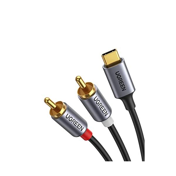 他サイト： UGREEN USB-C to 2RCA 変換 オーディオケーブル 赤/白 DACチップ搭載 HiFi音質 iPad Pro 2021 Airの商品画像