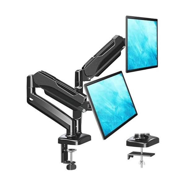 他サイト： MOUNTUP モニターアーム デュアル 液晶ディスプレイアーム 2画面 13〜32インチ対応 耐荷重2〜8kg クランプ グロメット式 VESの商品画像